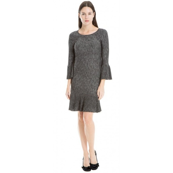 🎉HP🎉 NWT Max Studio heathered flared hem dress - Picture 1 of 8